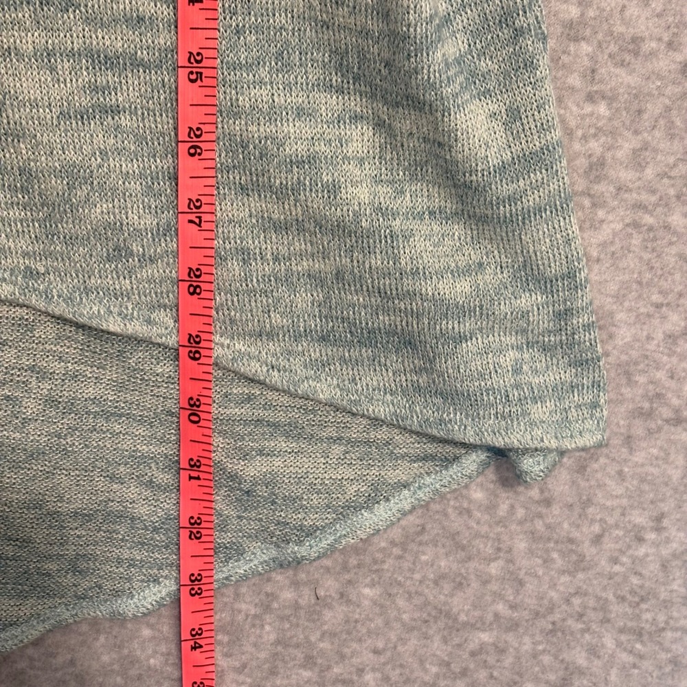 LuLaRoe Women's Light Blue Teal Half Sleeve Cardigan Small Open Front Sweater - Picture 8 of 9